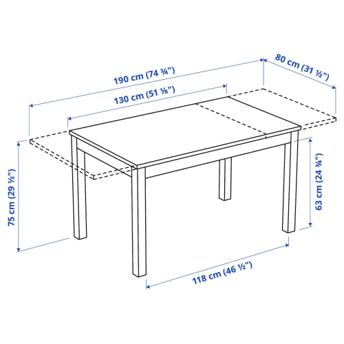 Laneberg dining hot sale table
